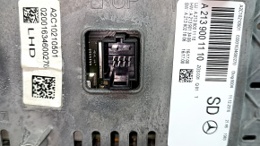 Monitor, afișaj, navigație Mercedes W213 E 300/400/450/43-19/63 17-20 puncte pe stratul de acoperire, uzat