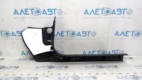 Накладка порога внутренняя передняя левая Audi A4 B8 08-16 седан, черная, царапины