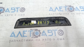 Накладка порога внешняя задняя левая Audi A4 B8 08-16 седан хром S line, царапины