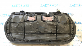 Подушка заднего ряда сидений 2 ряд Jeep Compass 19-21 кожа+ткань черная, белая и коричневая строчка, под чистку