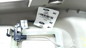 Накладка центральной консоли задняя Ford C-max MK2 13-18 серая, с подсветкой, царапины, трещина в креплении, трещина