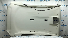 Обшивка потолка Ford C-max MK2 15-18 серая без люка, с микрофонами, заломы, под чистку