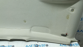 Обшивка потолка Ford C-max MK2 15-18 серая без люка, с микрофонами, заломы, под чистку
