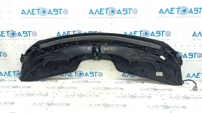 Накладка передней панели центральная верхняя Ford C-max MK2 13-18 черная, с накладками под динамики, сломано крепление, царапины