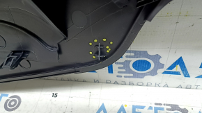 Накладка передней панели центральная верхняя Ford C-max MK2 13-18 черная, с накладками под динамики, сломано крепление, царапины
