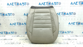 Tapițerie pernă scaun șofer Ford C-max MK2 13-18, piele gri, încălzită, cutată, curățabilă chimic
