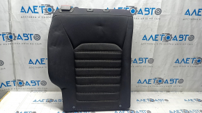 Spătar banchetă spate dreapta pentru Ford Fusion mk5 13-16, material textil negru, cusături albe, curățabil chimic, crăpat