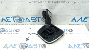 Ручка КПП с накладкой шифтера Ford C-max MK2 15-18 кожа черная, царапины