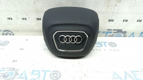 Подушка безопасности airbag в руль водительская Audi Q5 80A 18-21 серая, тип 1, царапины, под чистку