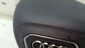 Подушка безопасности airbag в руль водительская Audi Q5 80A 18-21 серая, тип 1, царапины, под чистку