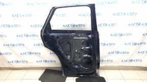 Дверь голая задняя левая Audi Q5 80A 18-24 синий LX5R, крашена 0,20-0,45, царапины