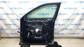 Дверь в сборе передняя правая Audi Q5 80A 18-24 синий LX5R, keyless, царапины, царапина на молдинге