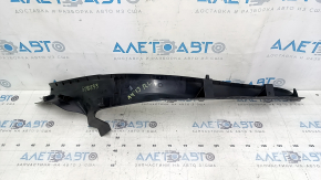 Ornament prag interior spate stânga pentru Audi A4 B8 08-16 sedan, negru, zgârieturi