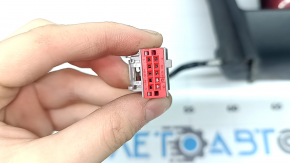 Зеркало боковое левое в сборе Ford C-max MK2 17-18 7 пинов, поворотник, подсветка, подогрев, красное