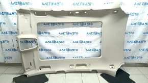 Căptușeală plafon pentru geamuri panoramice Audi Q5 80A 18-20, bej, curățabil chimic, cute
