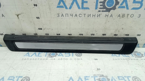 Ornamente prag exterior Audi Q5 80A 18-24 negre și cromate, zgârieturi