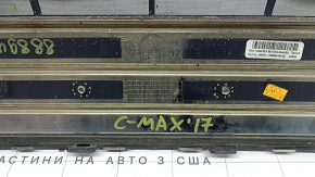 Решетка переднего бампера верхняя Ford C-max MK2 17-18 usa рест хром, не заводские отверстия, сломано крепление, песок