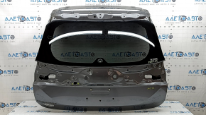Дверь багажника голая со стеклом Mitsubishi Outlander 22-26 электро, тонировка, графит U17, царапина на стекле