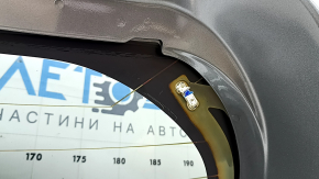 Дверь багажника голая со стеклом Mitsubishi Outlander 22-26 электро, тонировка, графит U17, царапина на стекле
