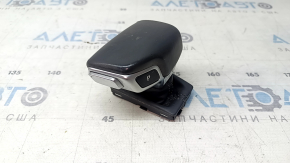 Ручка КПП Audi Q5 80A 18-19 кожа, серая, царапины, под чистку