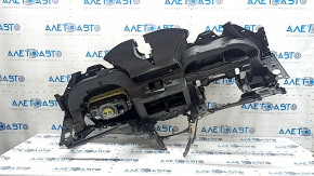 Торпедо передняя панель с AIRBAG Ford C-max MK2 13-18 под большой монитор, черная