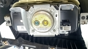 Торпедо передняя панель с AIRBAG Ford C-max MK2 13-18 под большой монитор, черная