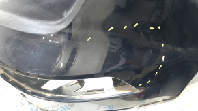 Бампер задний голый верхняя часть Audi Q5 80A 18-20 под парктроники, синий, царапины, надломано крепление