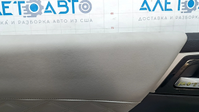 Panou ușă stânga față din piele neagră și gri pentru Mitsubishi Outlander 22-23