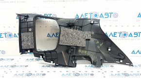 Ornamente stâlp spate negru pentru Mitsubishi Outlander 22-25, stânga, pentru 3 rânduri de scaune, cu dop, uzat, crăpat în suport