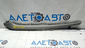 Накладка центральной консоли боковая левая Nissan Altima 13-15 верхняя, серая, царапины