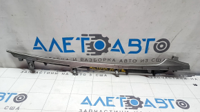 Накладка центральной консоли боковая левая Nissan Altima 13-15 верхняя, серая, царапины