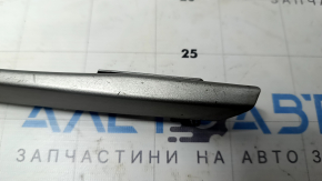 Накладка центральной консоли боковая левая Nissan Altima 13-15 верхняя, серая, царапины
