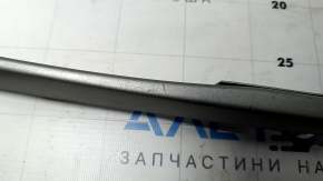 Накладка центральной консоли боковая левая Nissan Altima 13-15 верхняя, серая, царапины