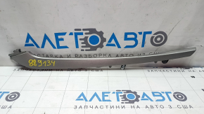 Накладка центральной консоли боковая левая Nissan Altima 13-15 верхняя, серая, царапины