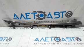 Накладка центральной консоли боковая левая Nissan Altima 13-15 верхняя, серая, царапины