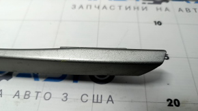 Накладка центральной консоли боковая левая Nissan Altima 13-15 верхняя, серая, царапины