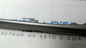 Накладка центральной консоли боковая левая Nissan Altima 13-15 верхняя, серая, царапины