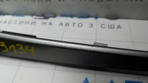 Накладка центральной консоли боковая левая Nissan Altima 13-15 верхняя, серая, царапины