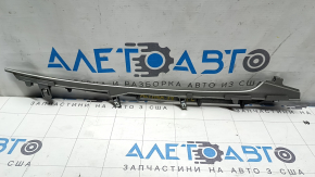 Накладка центральной консоли боковая левая Nissan Altima 13-15 верхняя, серая, скол