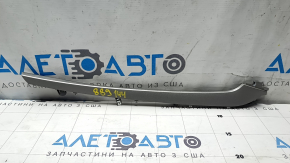 Накладка центральной консоли боковая правая Nissan Altima 13-15 верхняя, серая, царапины