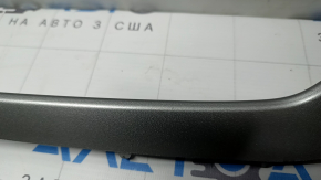 Накладка центральной консоли боковая правая Nissan Altima 13-15 верхняя, серая, царапины