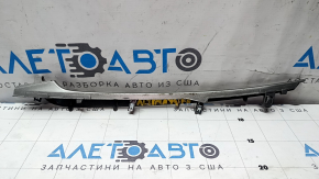 Накладка центральной консоли боковая правая Nissan Altima 13-15 верхняя, серая, царапины