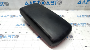 Cotieră Nissan Altima 16-17 din piele, neagră, cusături negre
