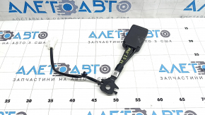 Защелка водительского ремня безопасности Mitsubishi Outlander 22-26 черная, с проводом