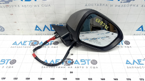 Зеркало боковое правое в сборе Mitsubishi Outlander 22-26 13+2 пинов, поворотник, подогрев, автоскладывание, BSM, камера, графит