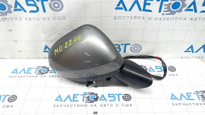 Зеркало боковое правое в сборе Mitsubishi Outlander 22-26 13+2 пинов, поворотник, подогрев, автоскладывание, BSM, камера, графит