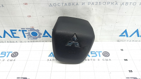 Подушка безопасности airbag в руль водительская Mitsubishi Outlander 22-26 черная, примята