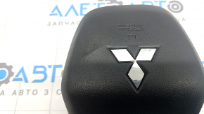 Подушка безопасности airbag в руль водительская Mitsubishi Outlander 22-26 черная, примята