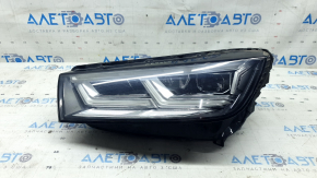 Фара передняя левая в сборе Audi Q5 80A 18-20 LED, песок, потертость