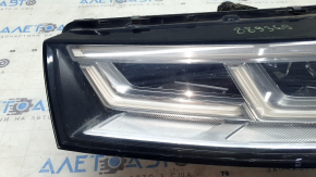 Фара передняя левая в сборе Audi Q5 80A 18-20 LED, песок, потертость